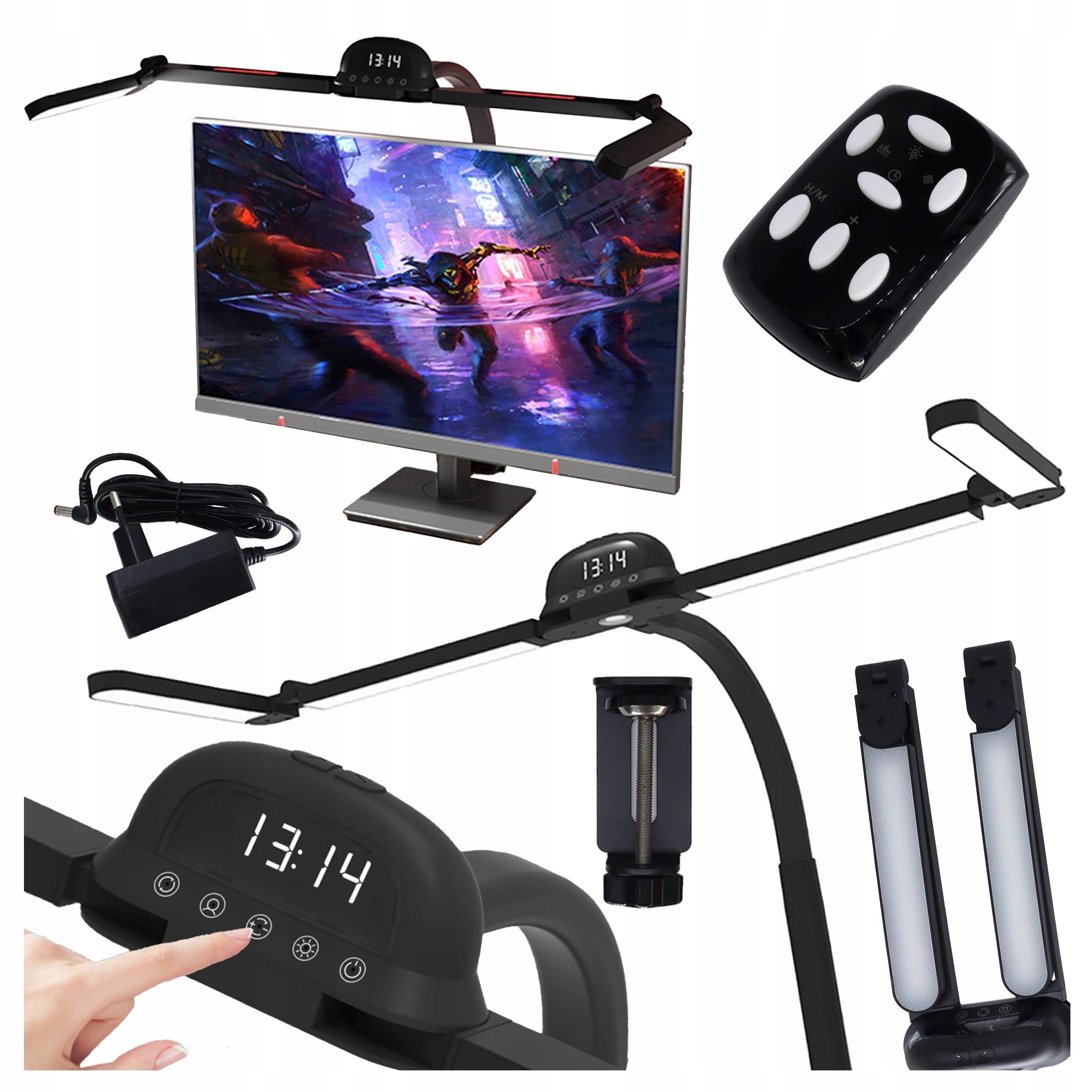 Profesionálna beztieňová Led stolová lampa CRI90 Glow Kreślarska Stojaca