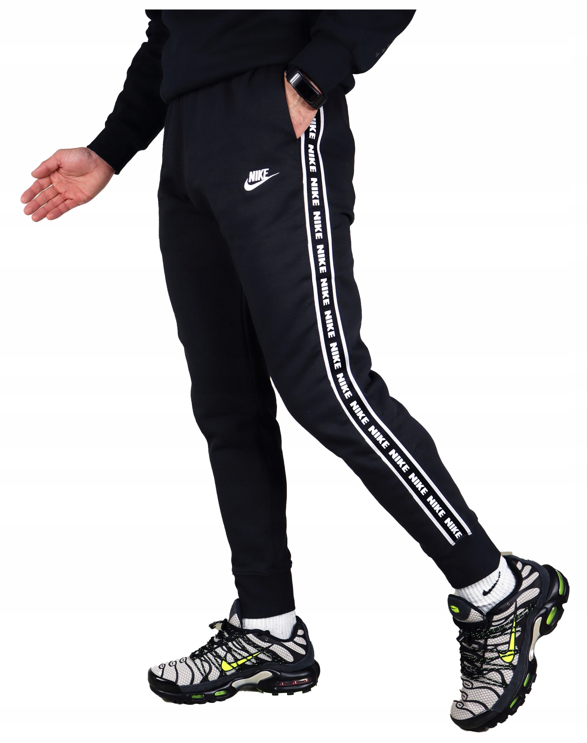 Nike Teplé teplákové kalhoty Bavlna Fleece jogger pánské zimní tepláky