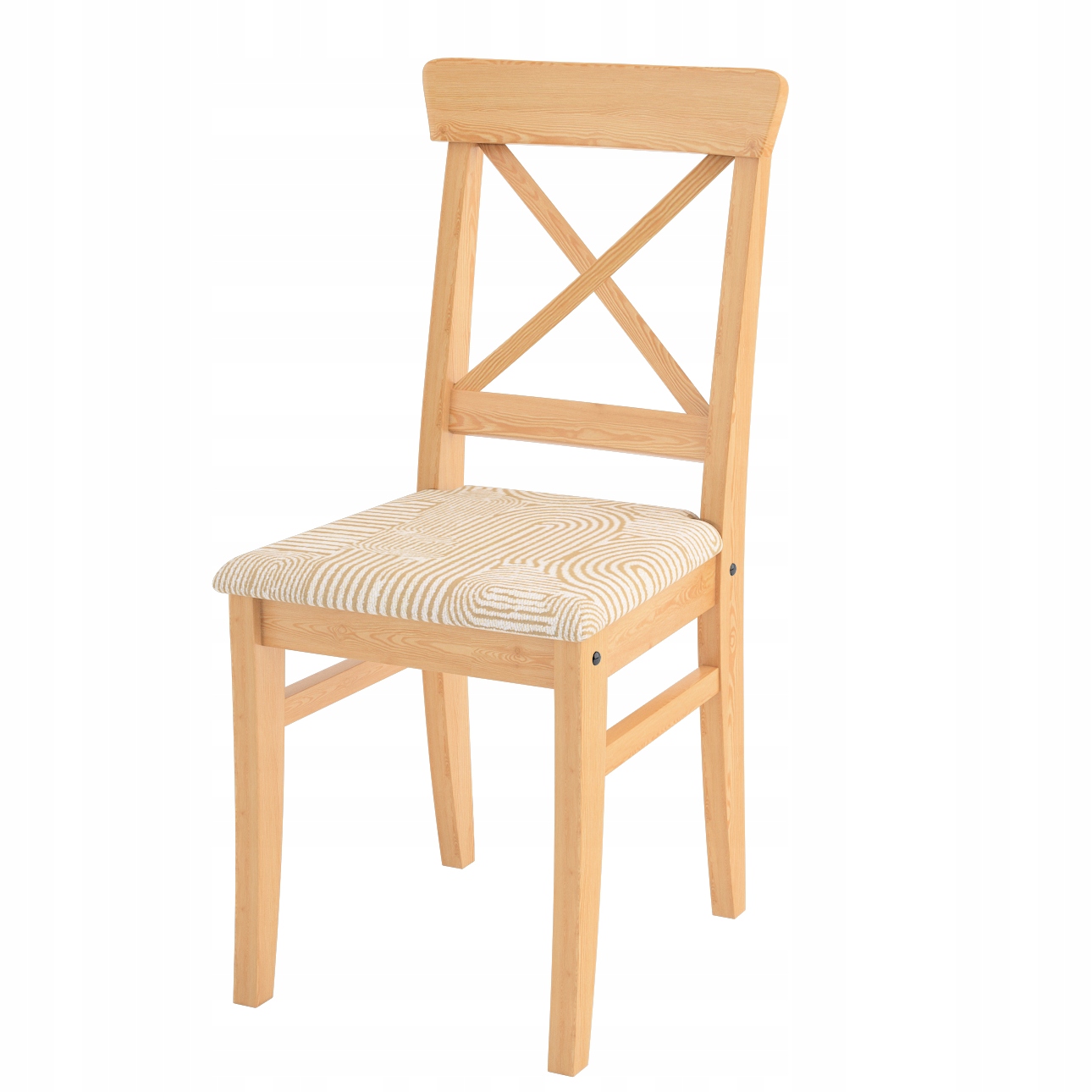 Potah na židli Ingolf s čalouněným sedákem Ikea béžový