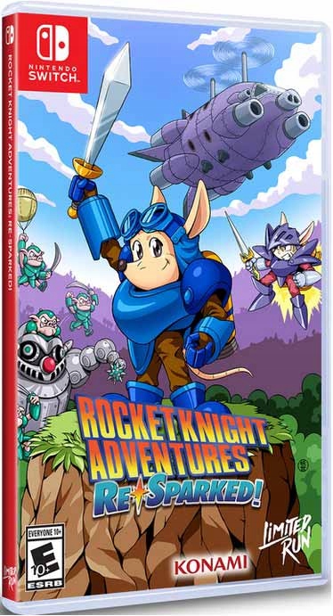 Rocket Knight Adventures Re-sparked Trilogy Limited Run #209 3 Gry Switch