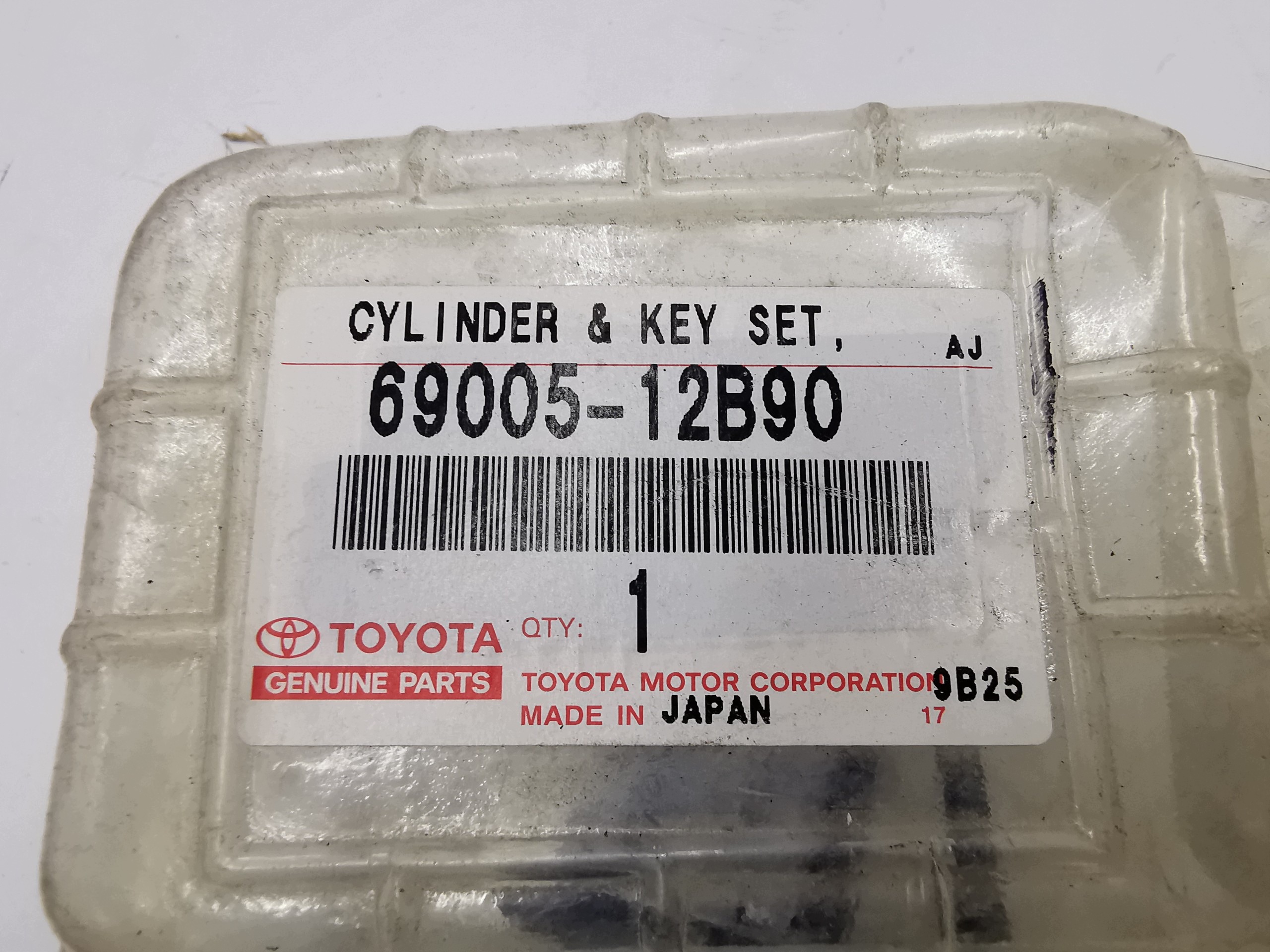 Clé Insert de la serrure Portière Insert STACYJKI TOYOTA COROLLA E12 69005-12B90
