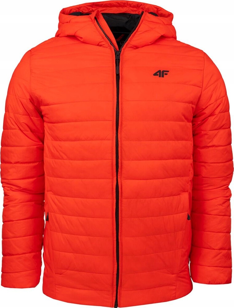 Pánská Péřová Bunda 4F Oranžová, velikost M