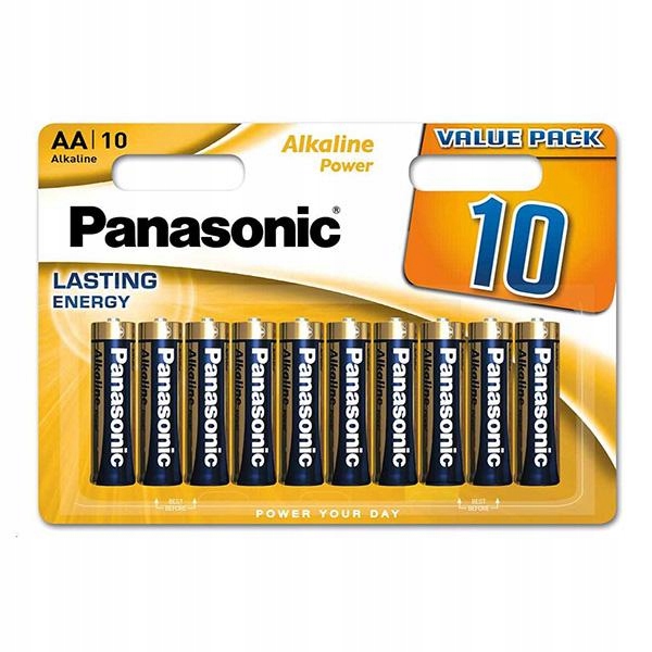 

10x Bateria alkaliczna Panasonic Aa (R6) blister