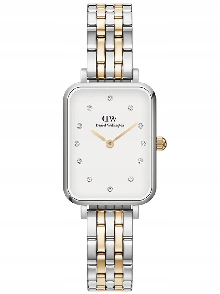 Dámské Hodinky Daniel Wellington Quadro Lumine 5-link two-tone 20 mm DW00100