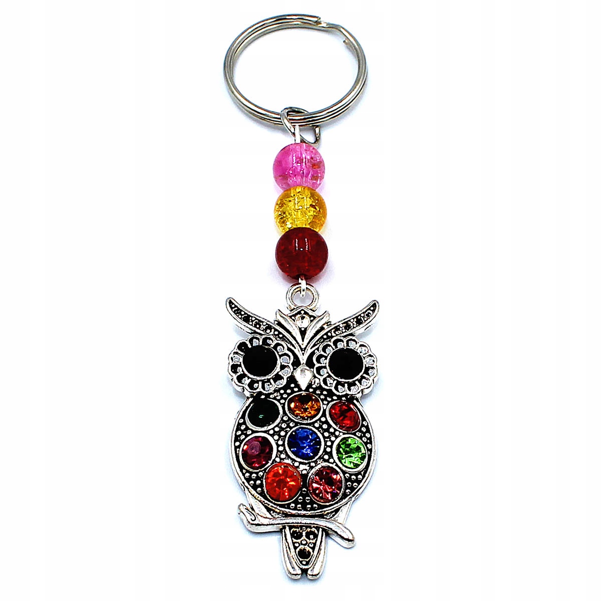 

Brelok Sowa Z Cyrkoniami Duża Wyjątkowy Prezent