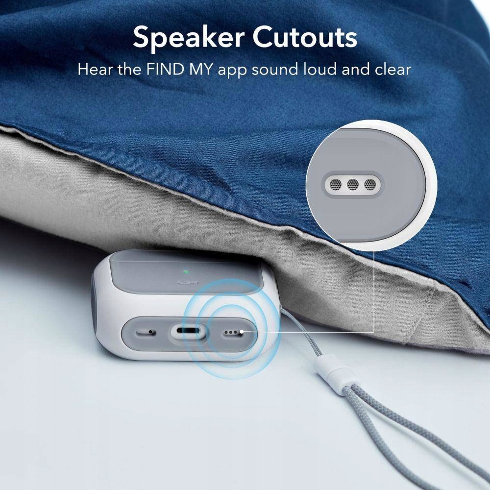 Etui na Apple AirPods Pro 1 / 2 MagSafe ESR Orbit Halolock biały Kolor biały