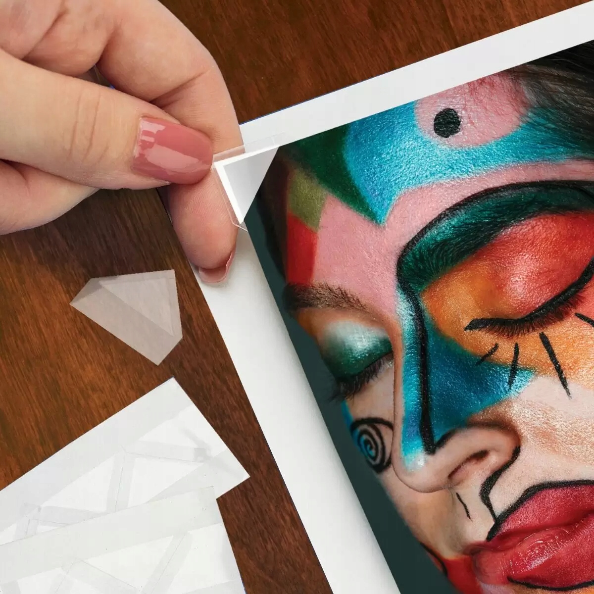 Lineco narożniki fotograficzne do zdjęć Mylar Archiwalne 3,5cm 240szt.