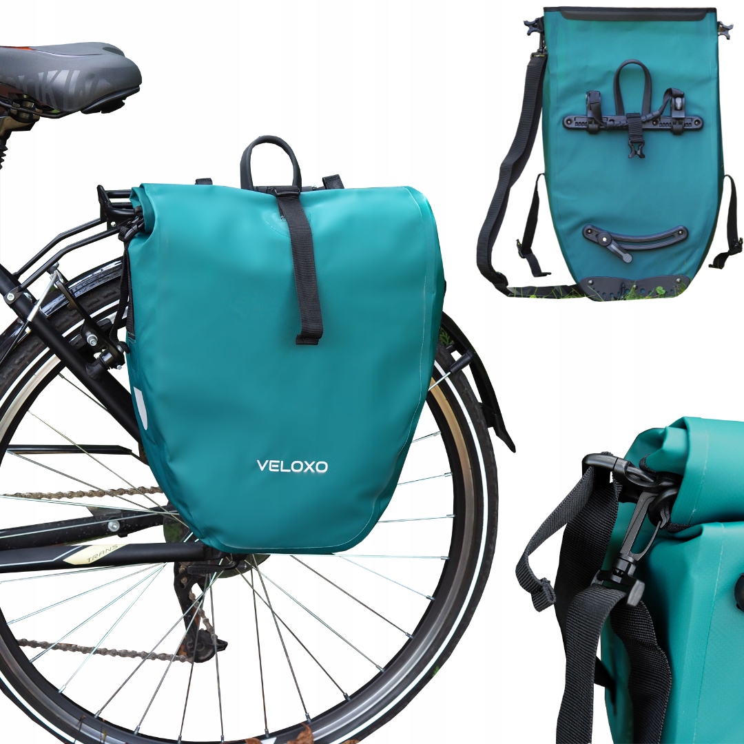 Sakwa Torba Rowerowa Veloxo Adventure Pro 25 Storm Solidna Na Bagażnik 25L