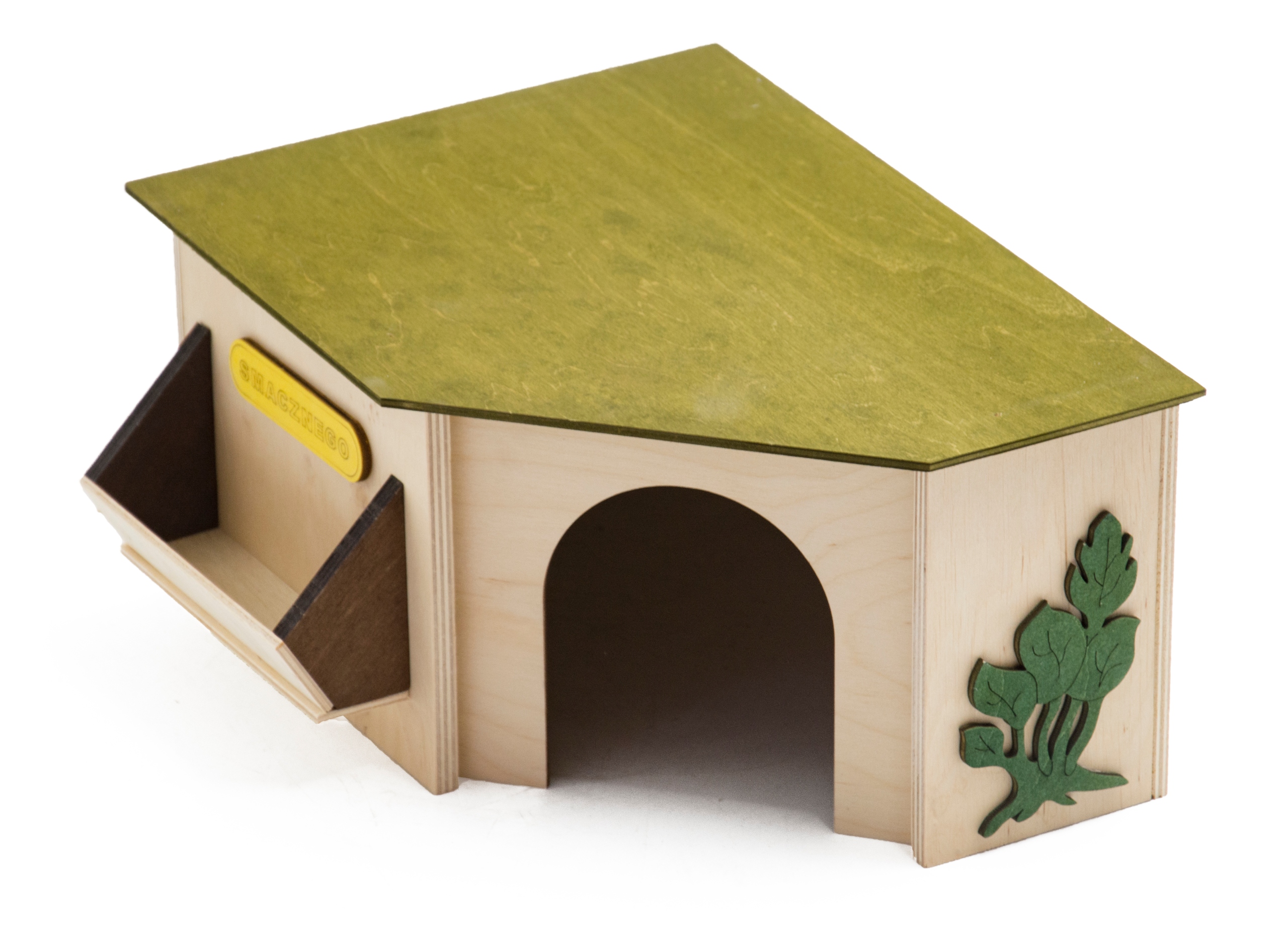 DREWNIANY DOMEK KLATKA DLA ŚWINKI MORSKIEJ KRÓLIKA Rodzaj domek