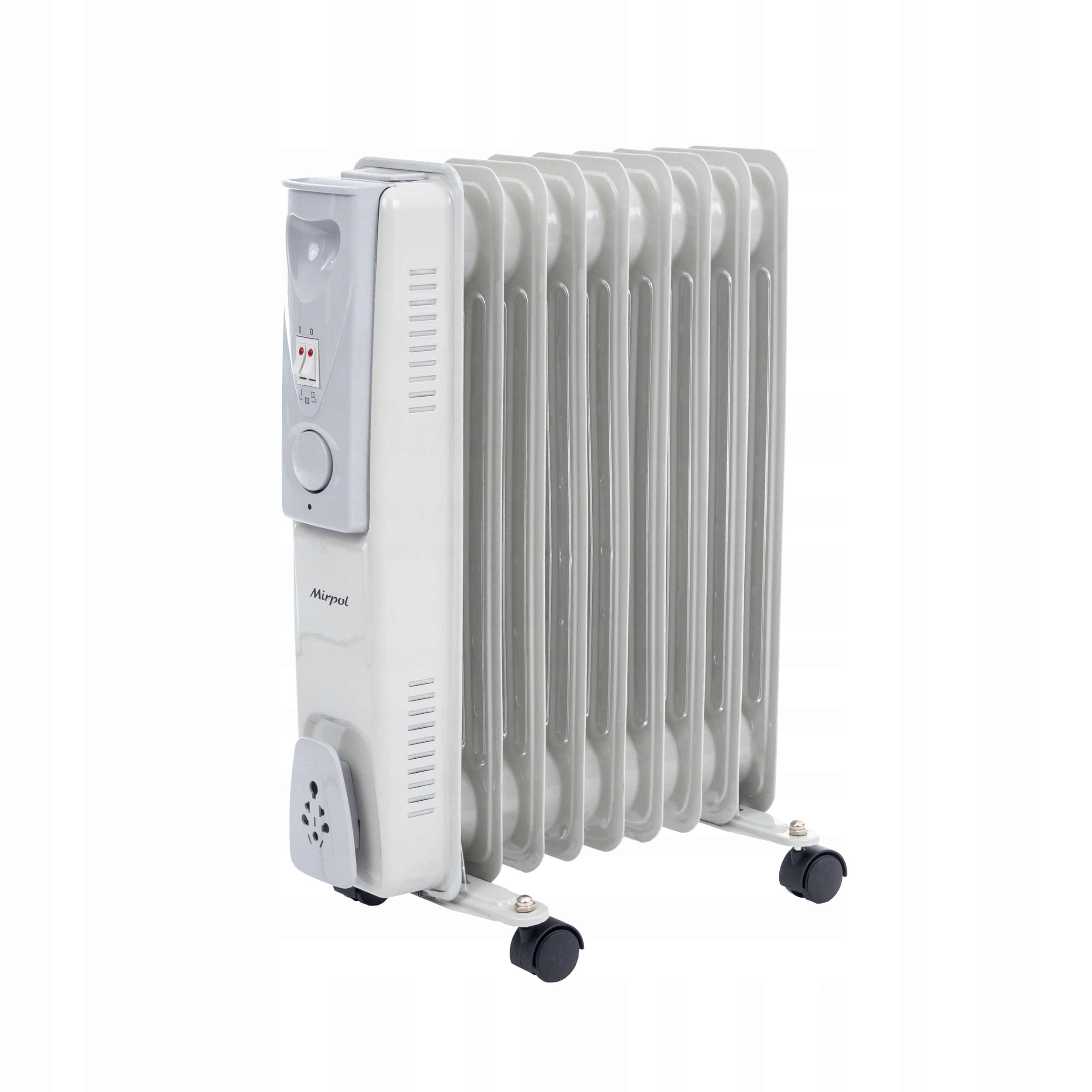 

Grzejnik Elektryczny 2000W Biały Na Kółkach Żeber