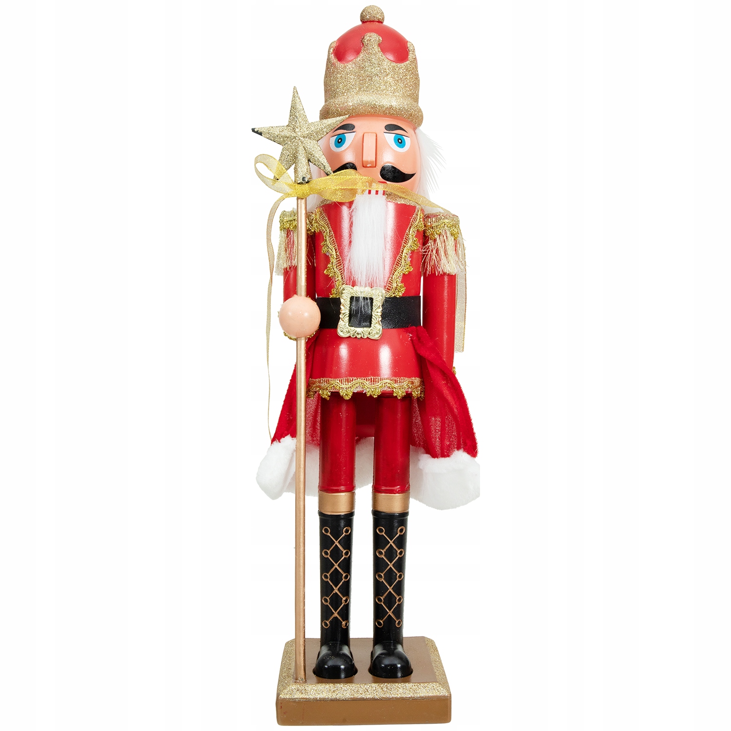 DZIADEK DO ORZECHÓW FIGURKA ZE STRZELBĄ DEKORACJA ŚWIĄTECZNA XXL 60 cm Ż Stan opakowania oryginalne