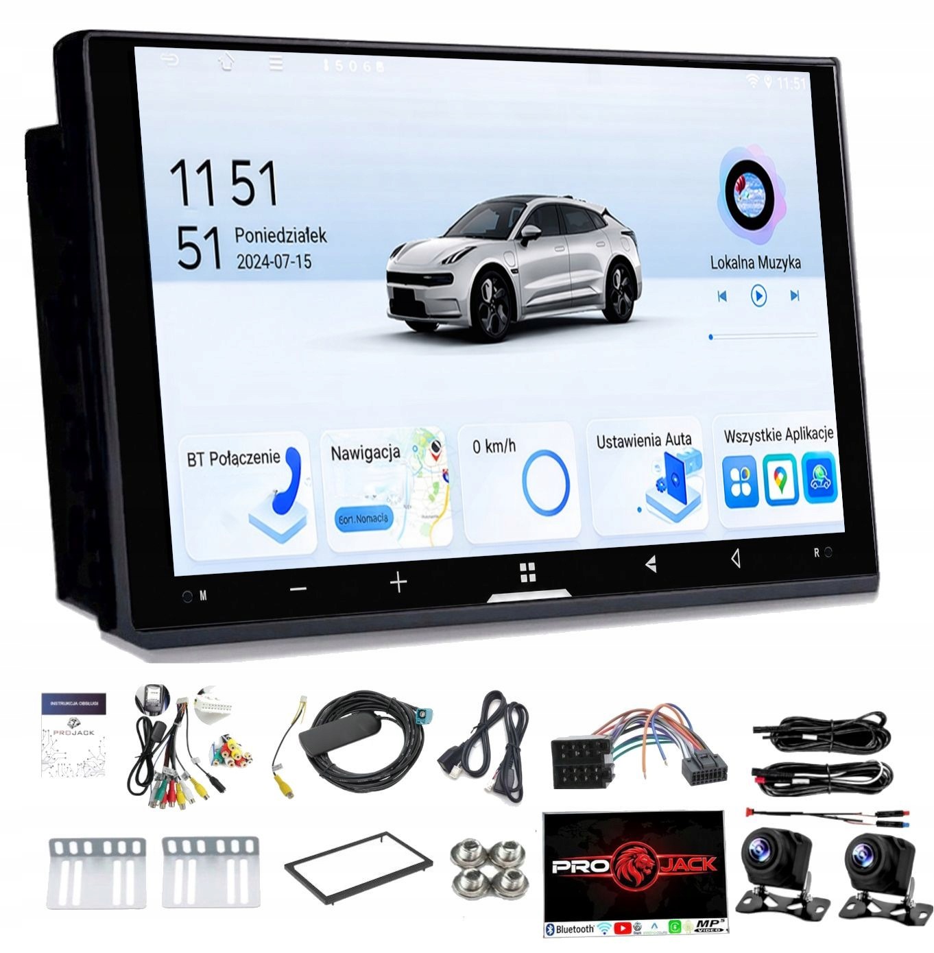 Radio Nawgiacja Android Carplay Android Auto Usb Rds Wifi 4/64GB Kamery