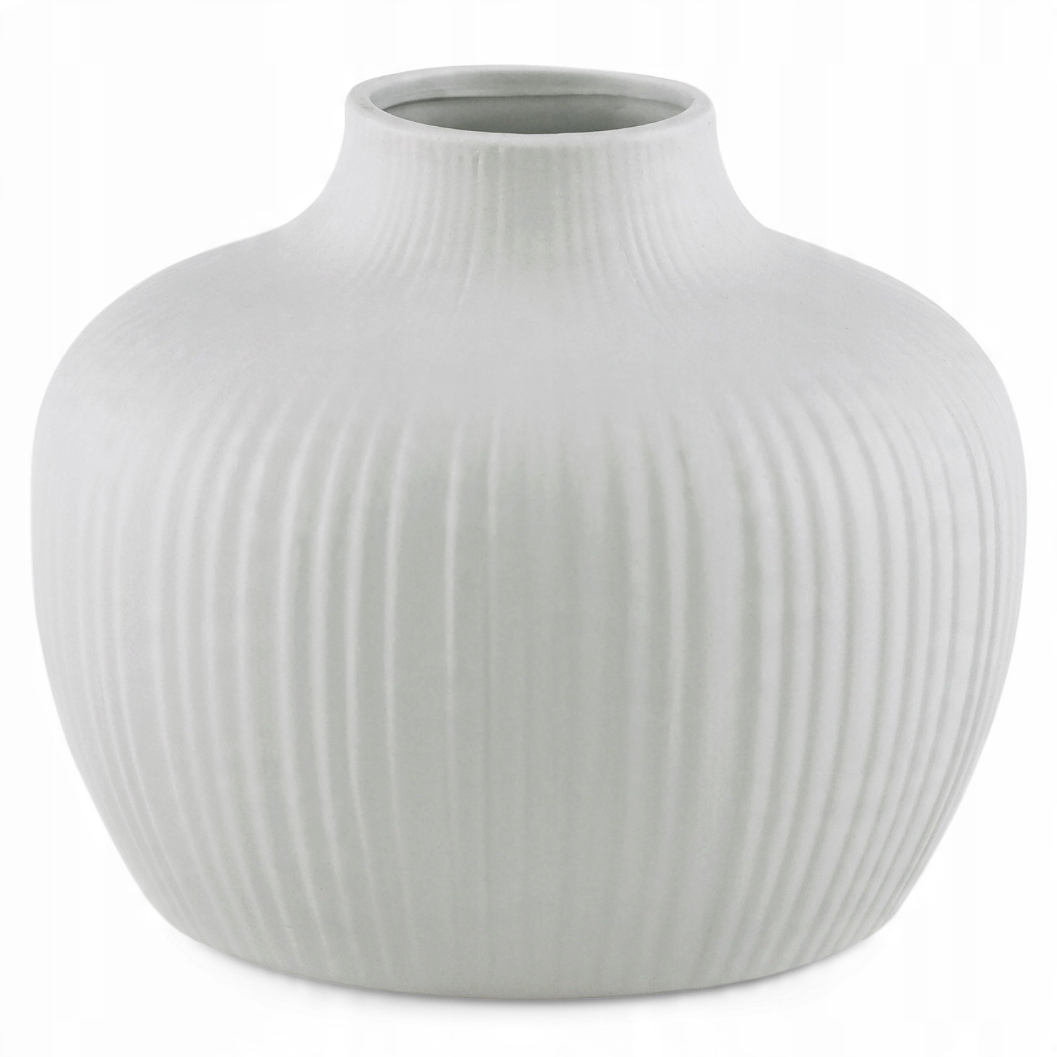

Wazon na kwiaty Szary ozdobny bańka ceramiczny