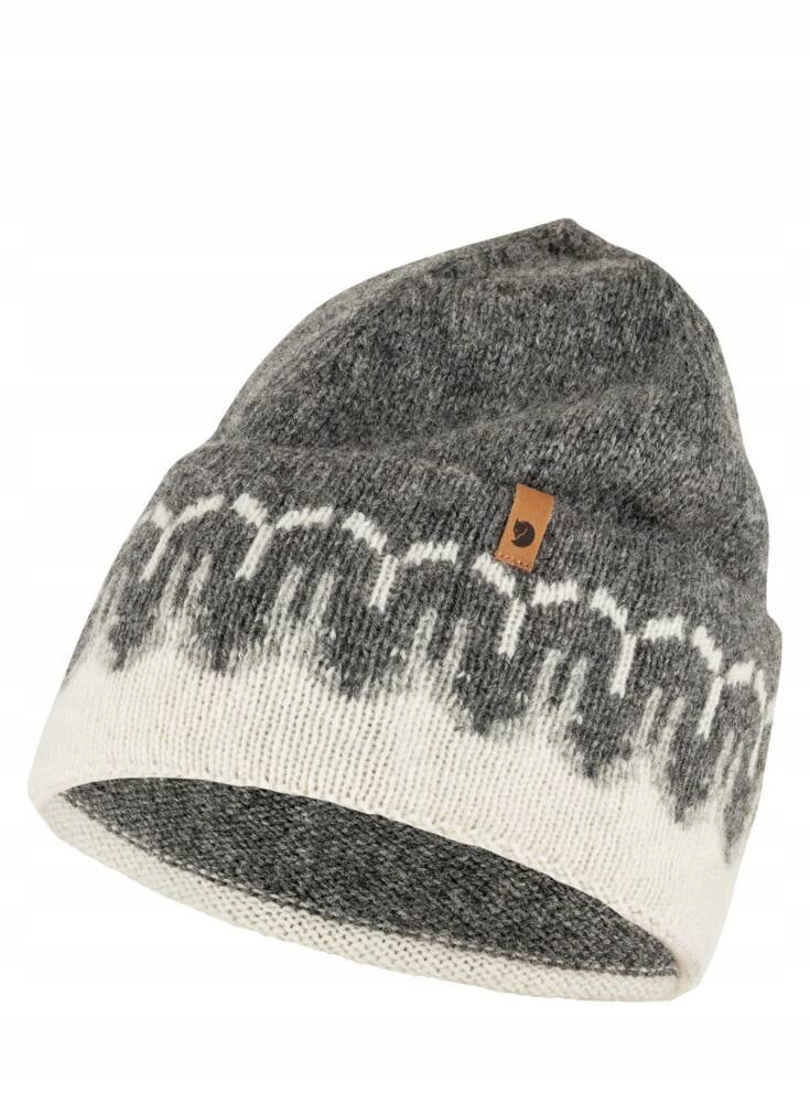 Fjällräven čepice beanie šedá velikost univerzální