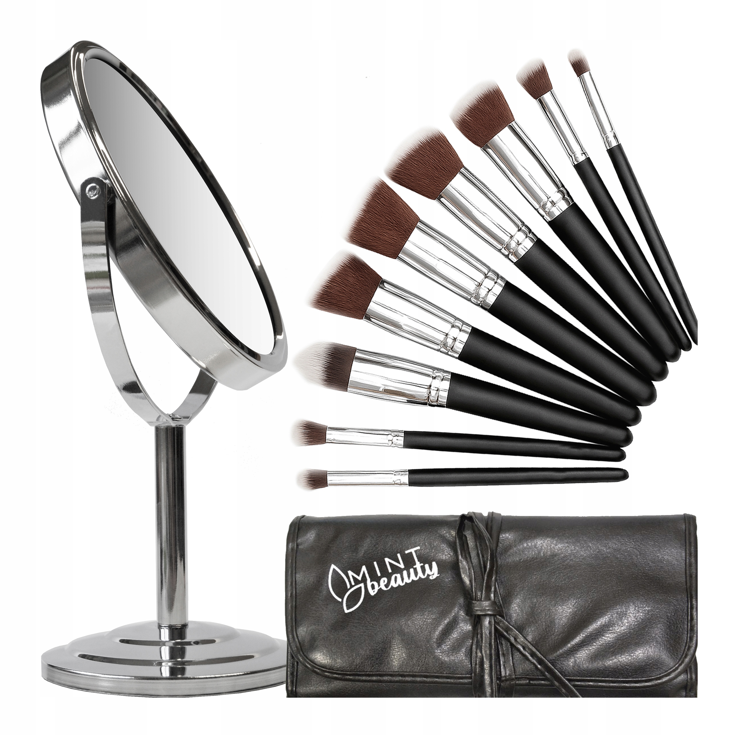 Dárková sada pro ženy Kosmetické štětce kosmetické zrcátko