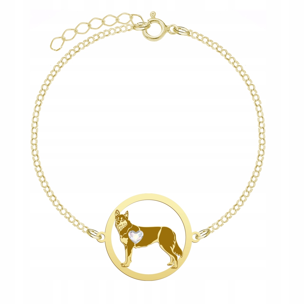 Zlatý náramek z Lapinporokoira 925 Dárek Šperky Žena Gravírování
