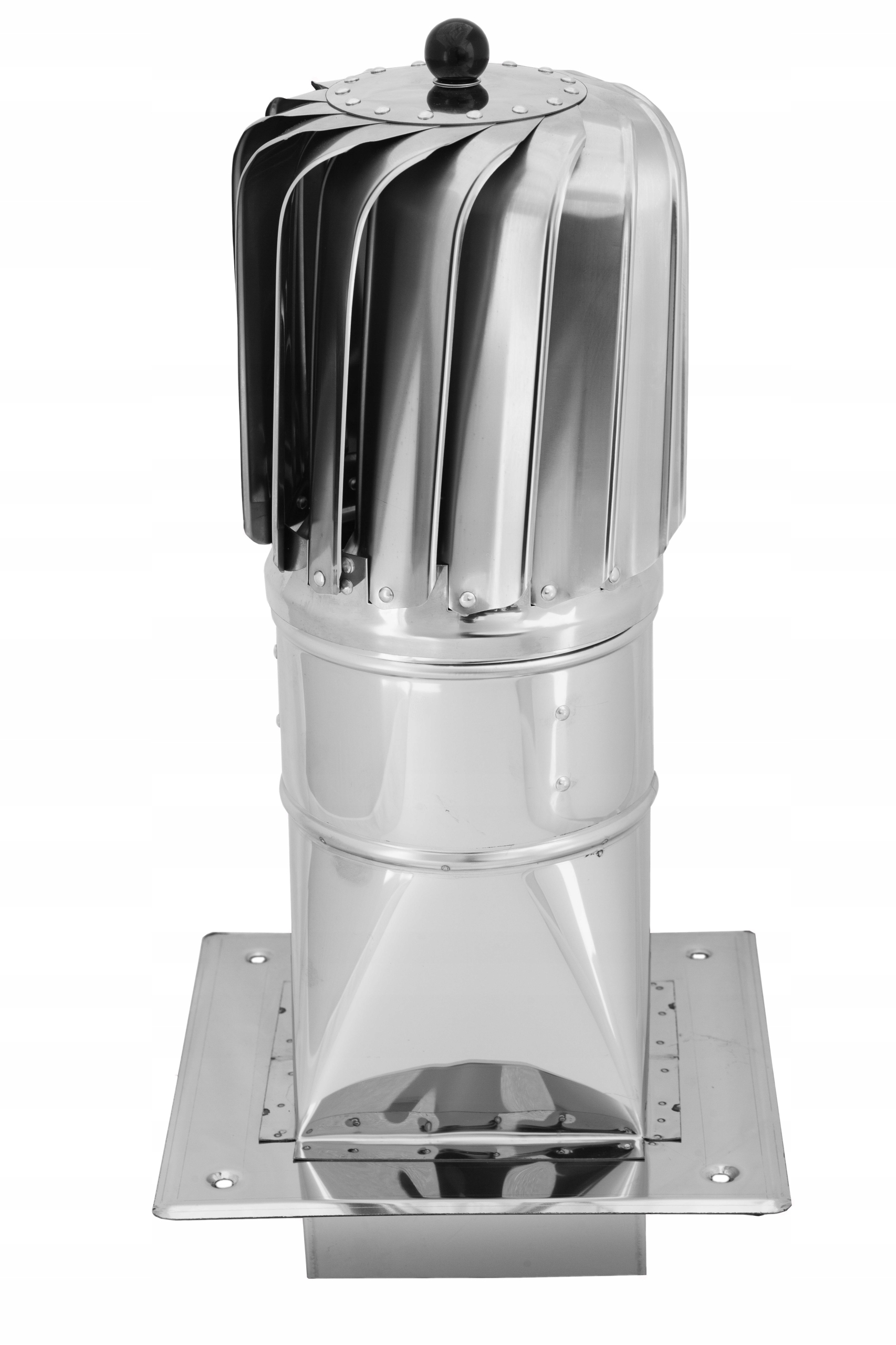 Otočný komínový nástavec Tulipán fi150 základna Ch