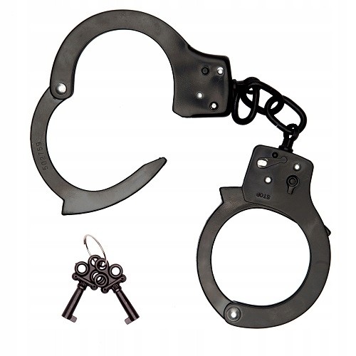 Kajadanki Łańcuszkowe Stalowe Mil-tec Single Lock 2 Kluczyki Czarne
