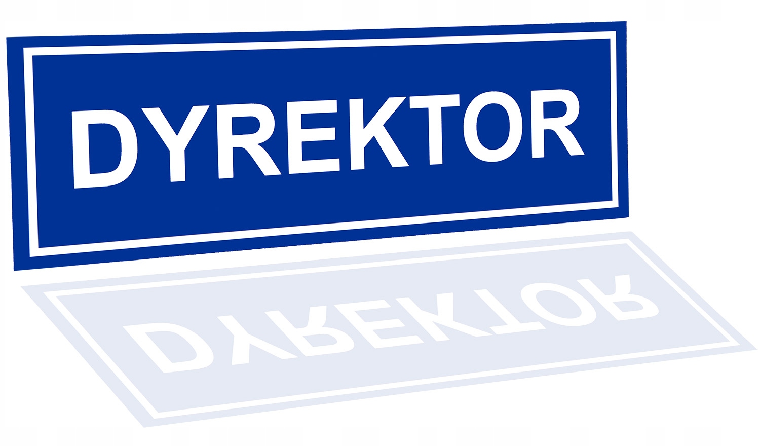 

Tablica Tabliczka Informacja Dyrektor Pcv 32x10,5