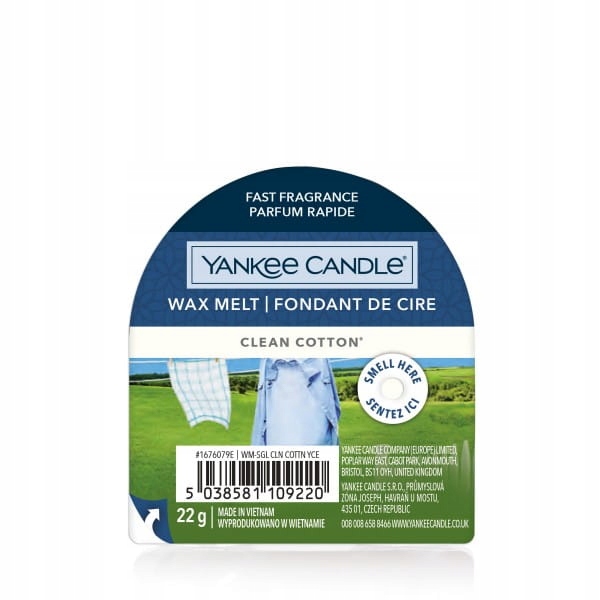 

Yankee Candle wosk Clean Cotton 22g