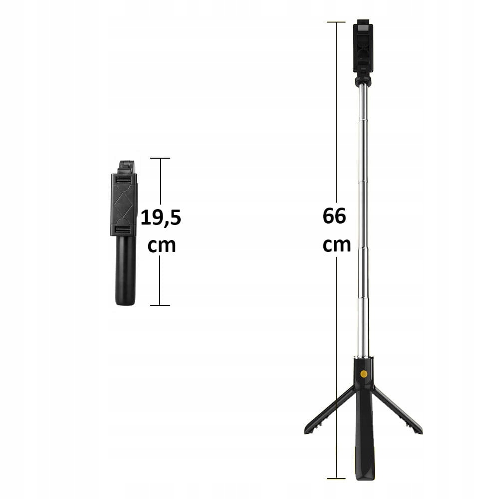 Kij Selfie Stick K07 - statyw z pilotem bluetooth EAN (GTIN) 5903858132112