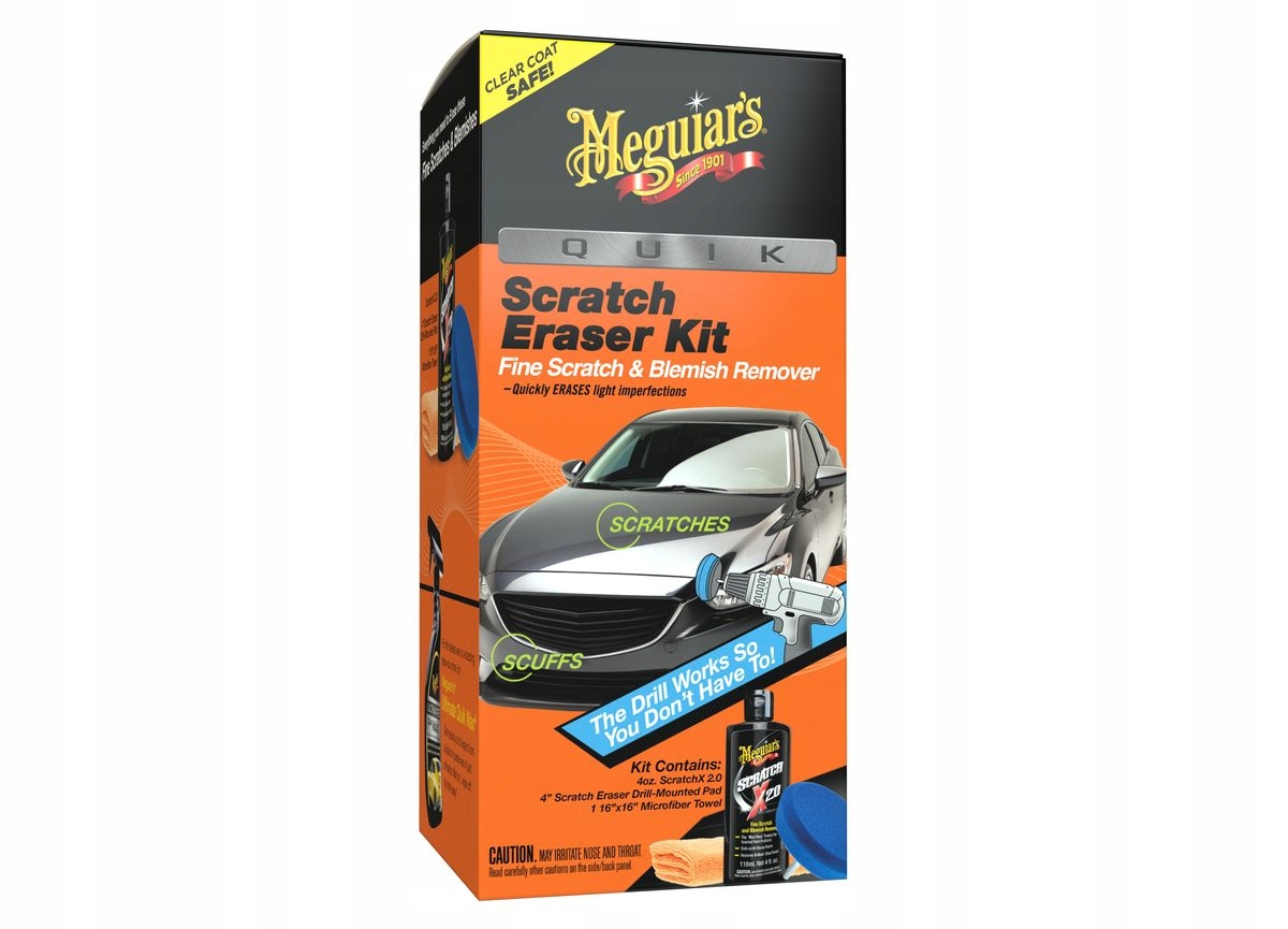 Meguiar's Quik Scratch Eraser Kit pro lokální odstranění defektů laku
