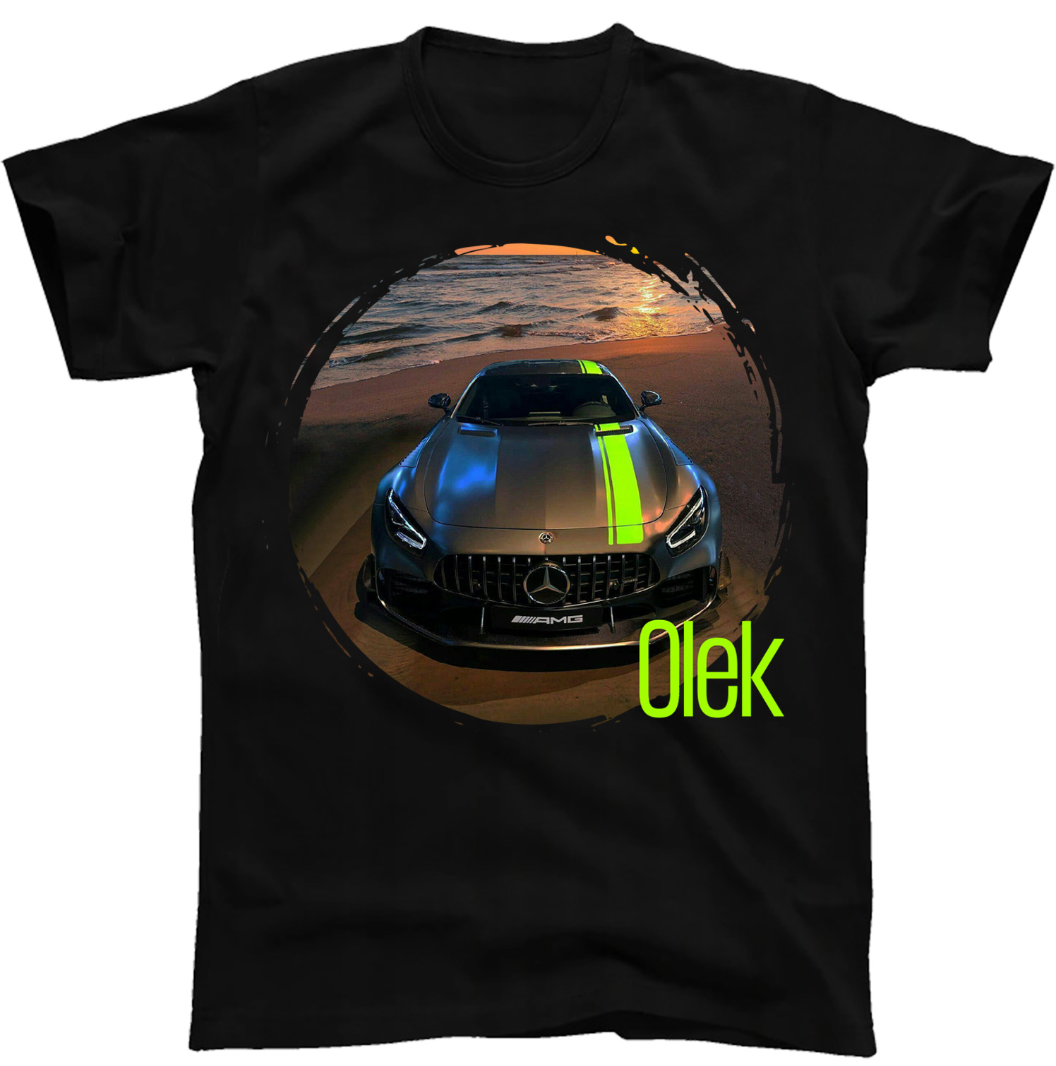 

Koszulka 12-14 Auto Mercedes Amg+imię Prezent Y4