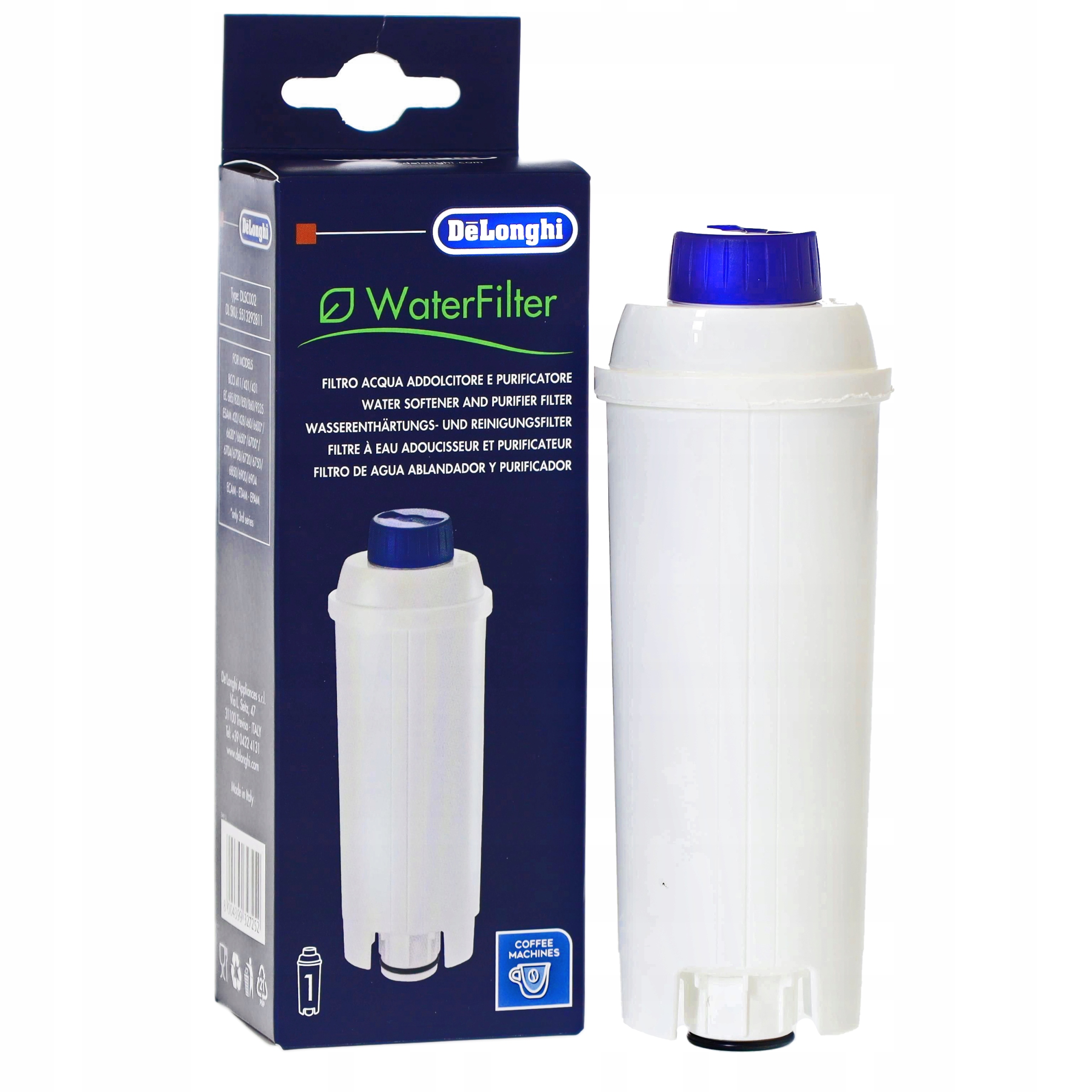 

Filtr wkład wody ekspres DeLonghi SER3017 Dls C002