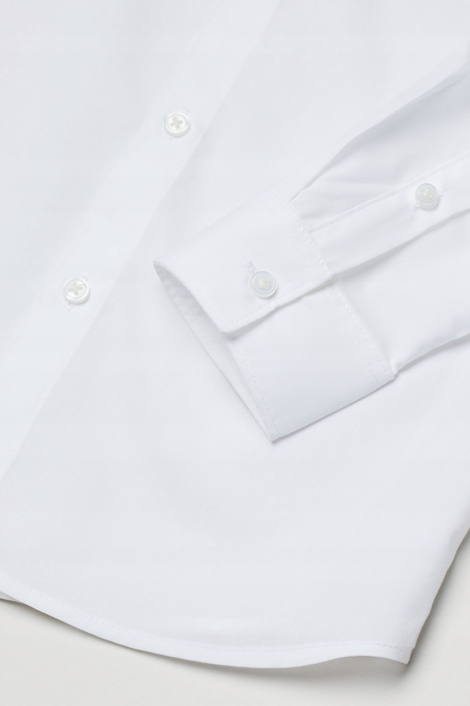 H&M ŚLICZNA wizytowa KOSZULA r. 146 biała Kolor biały