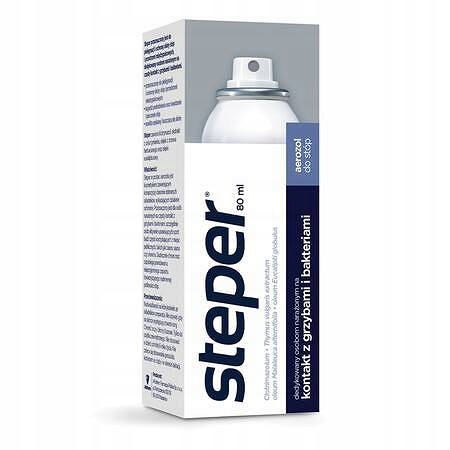 

Steper aerozol do stóp 80ml Aflofarm