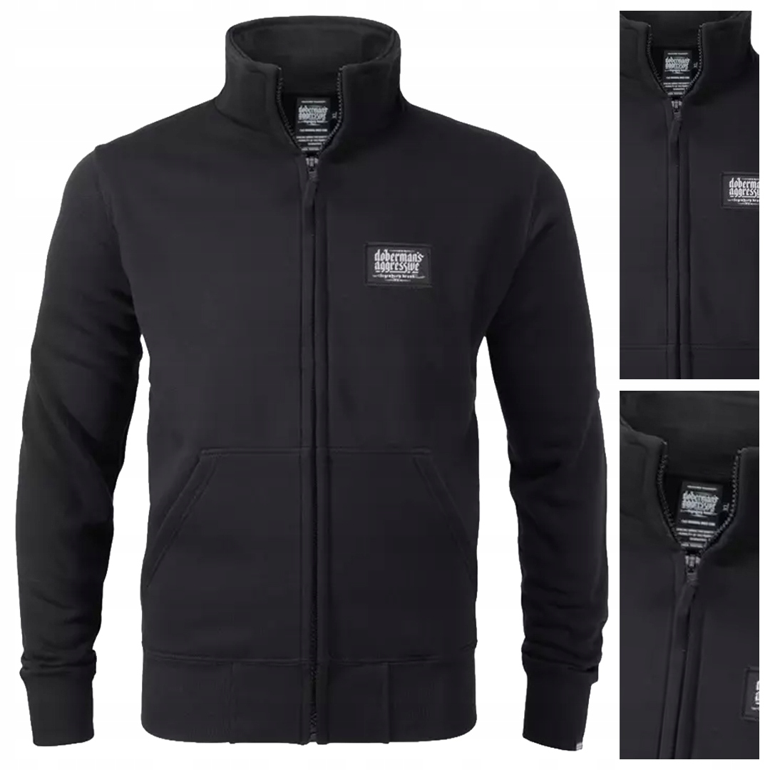 Pánská mikina s rozepínacím logem Dobermans Aggressive „classic Tee BCZ397“ 3XL