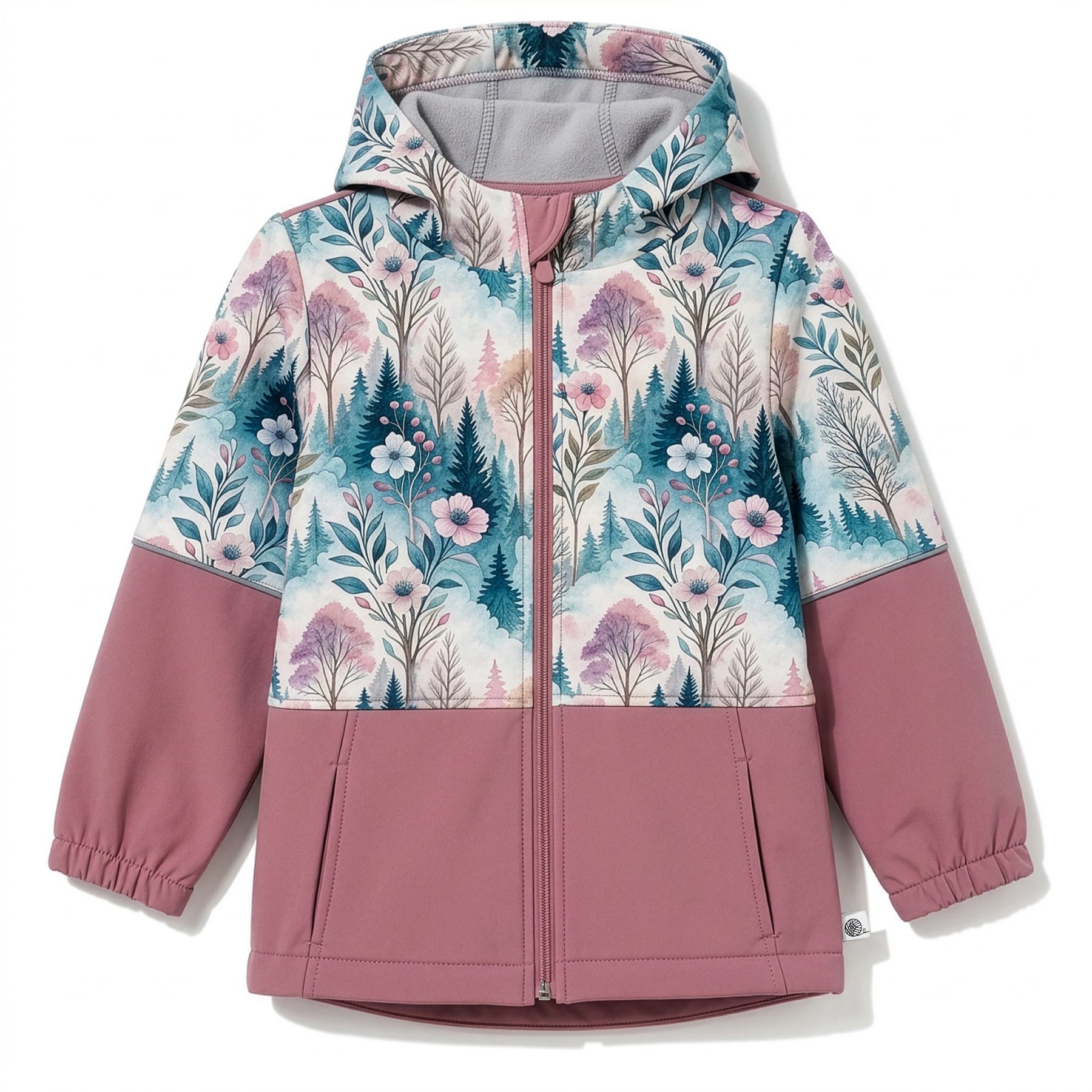 TuSzyte Kurtka softshell dziewczęca, z odblaskami, przejściowa R.134
