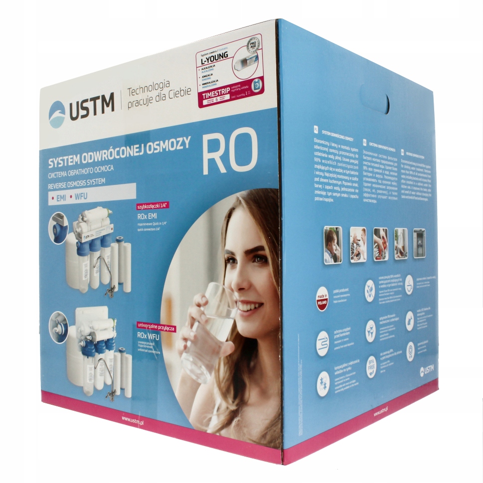 FILTR Wody Pitnej SYSTEM ODWRÓCONEJ OSMOZY MINERALIZATOR pod ZLEW R06 EMI Kod producenta R06 EMI Young