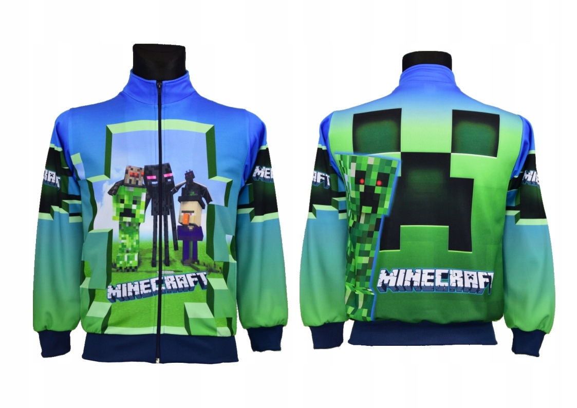 

bluza Minecraft dresowa dziecięca wzór M2 roz. 140
