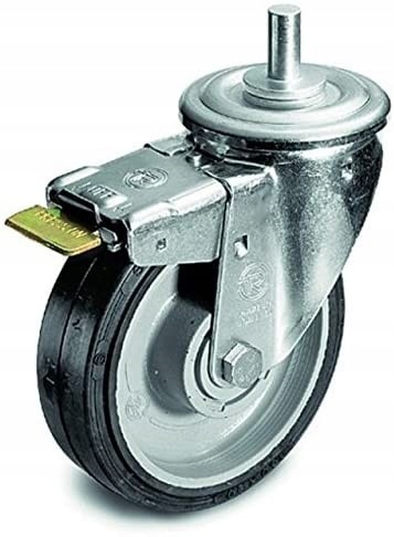 Kolečka s brzdou pro stativ, průměr 160 mm, M10