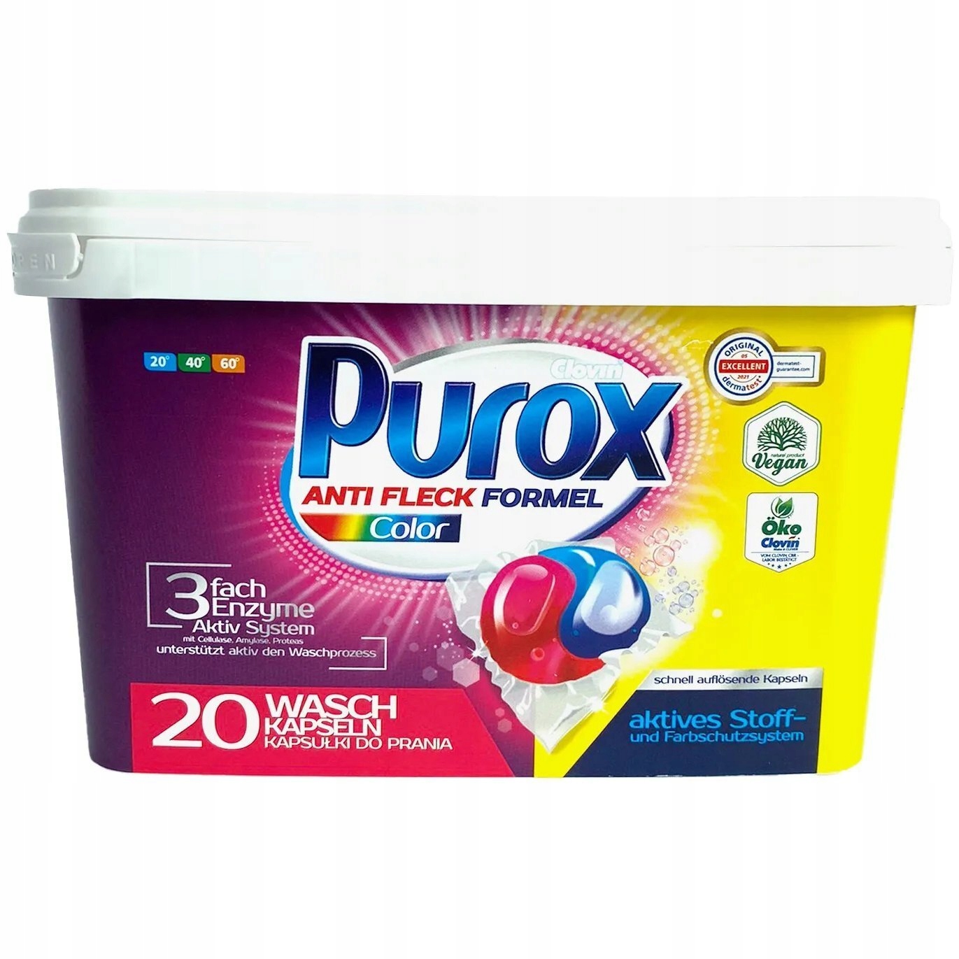 

Purox Color Kapsułki do prania 20 szt.