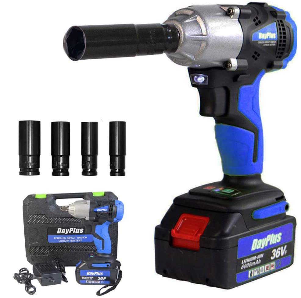 

1/2 Klucz Udarowy Akumulatorowy 6.0Ah Baterie