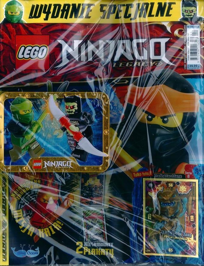 LEGO NINJAGO LEGACY 4/2023 + METALOWA PUSZKA