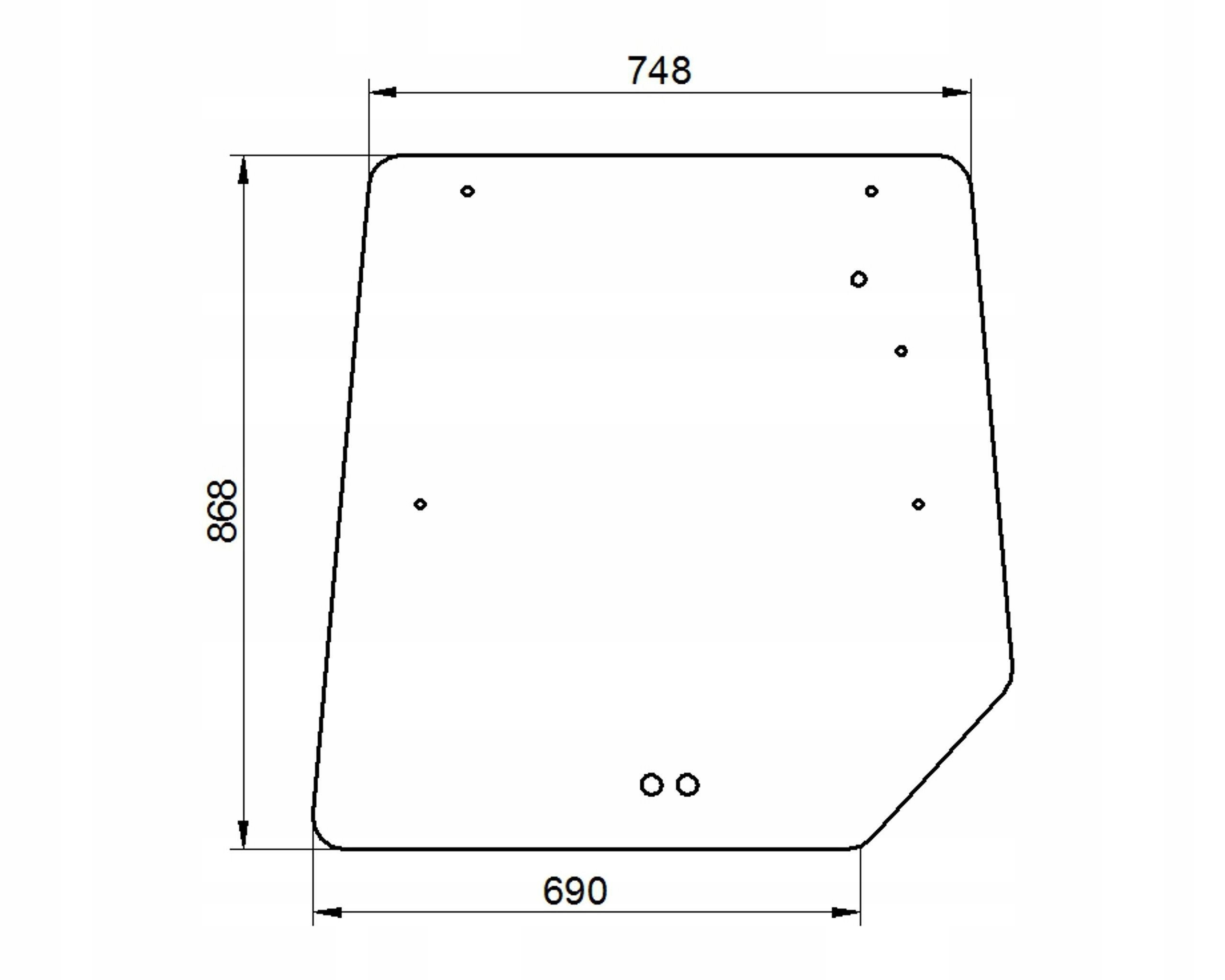 Massey Ferguson 6100 8100 zadní 3902141M1