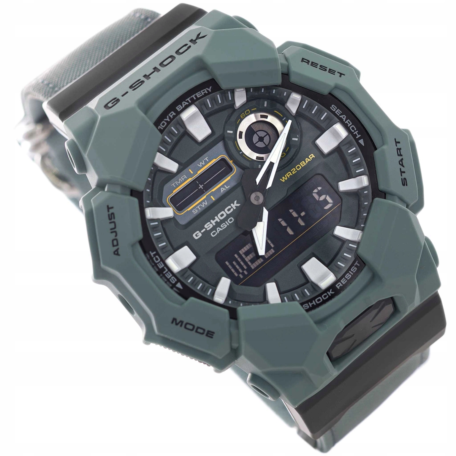 Pánské Sportovní Hodinky Casio GA-010CE-2AER G-shock Na Řemínku Cordura 200 M