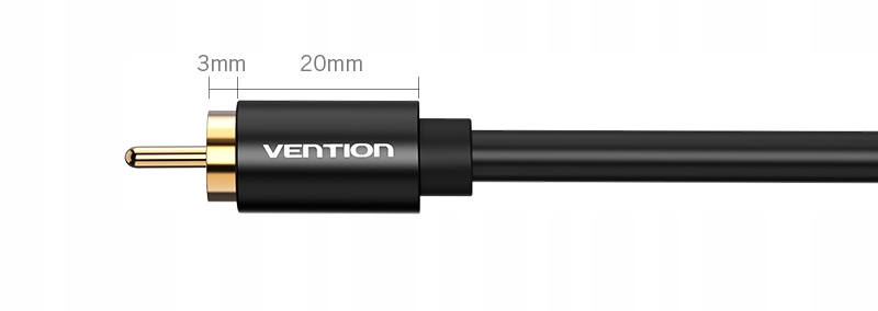 VENTION Kabel Audio HiFi Coaxial SPDIF RCA 150cm Ekranowanie podwójne