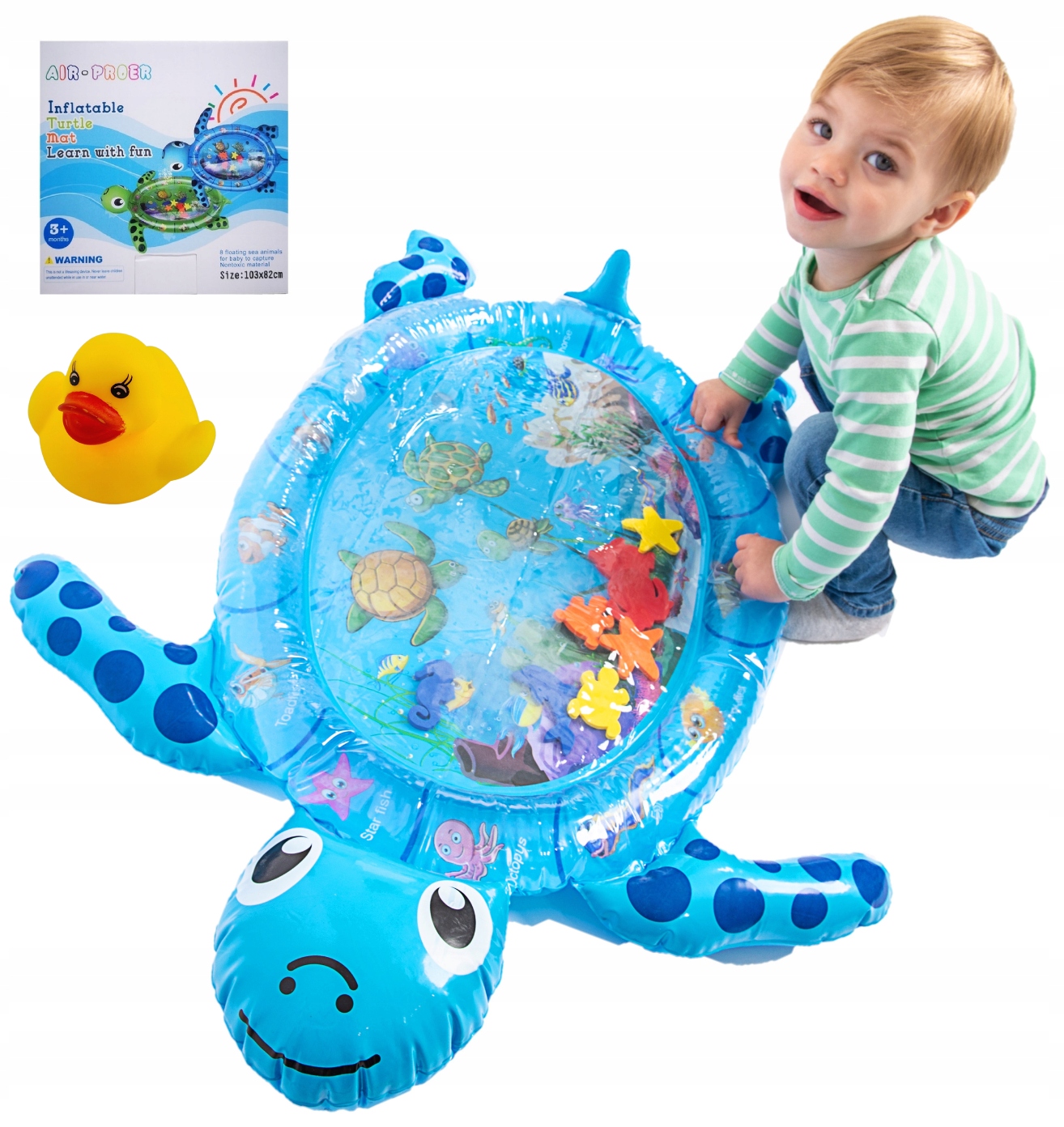 

Mata Sensoryczna edukacyjna Tummy Time wodna