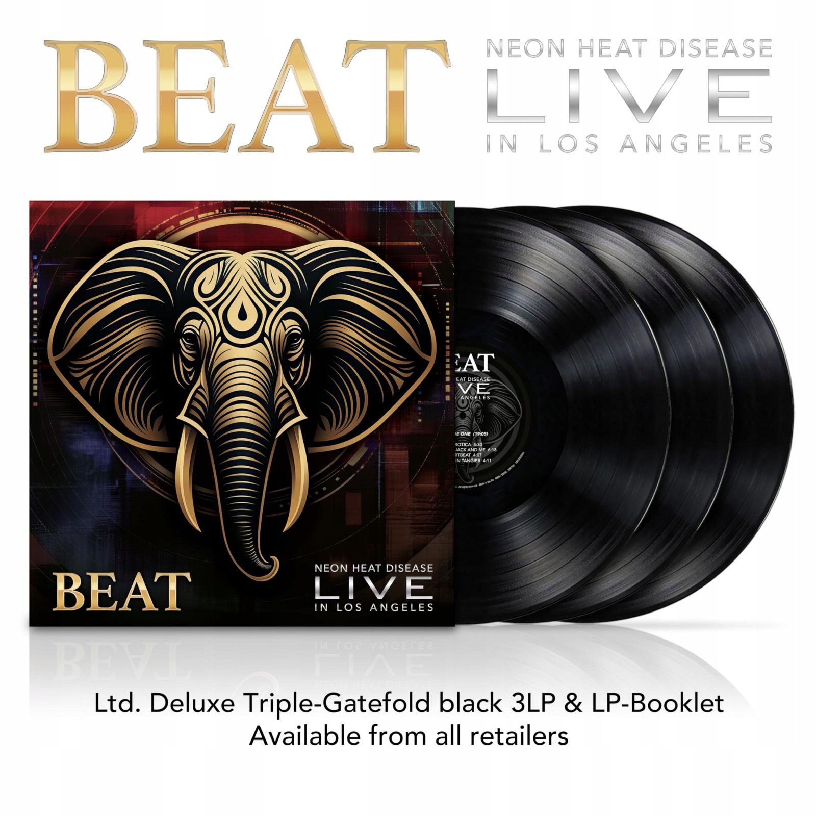 Beat (King Crimson) Live 3LP 3xWINYL (Limited Deluxe Edition)