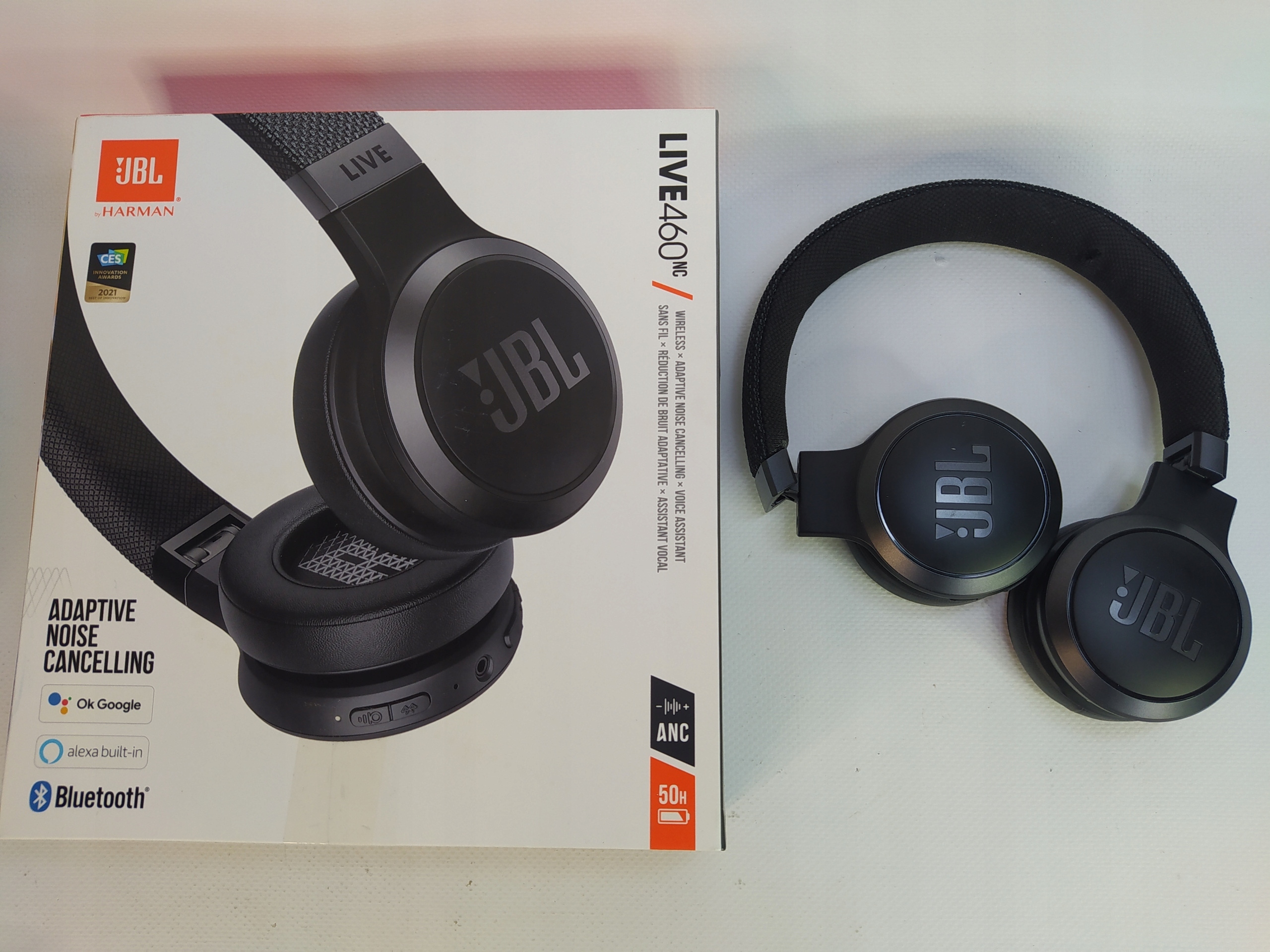 Słuchawki bezprzewodowe nauszne JBL Live 460 BT NC Marka JBL