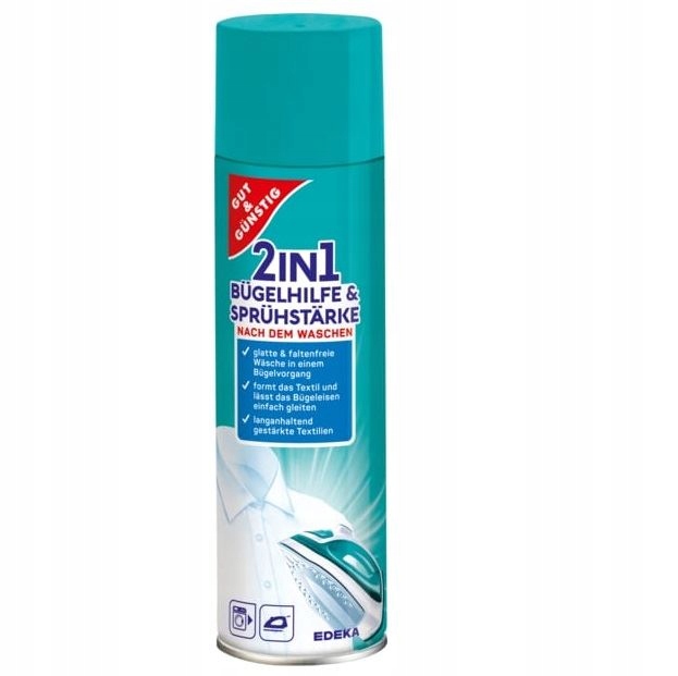 

Krochmal Spray 2w1 Ułatwiający Prasowanie 500ml De