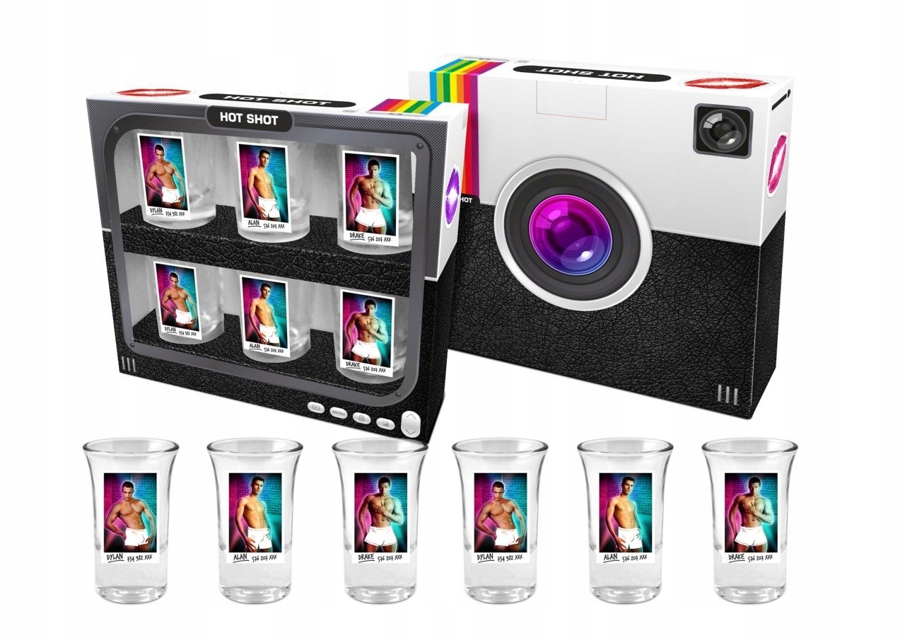 

Kielony Do Wódki Komplet Hot Shot Striptizerzy