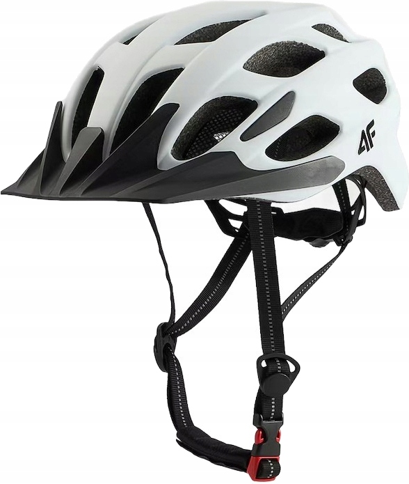 Kask rowerowy Mtb na rolki 4F HELU135 10S biały S 51-54 cm