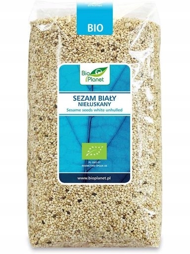 2x Bio Planet Sezam bílý neloupaný Bio 1 kg