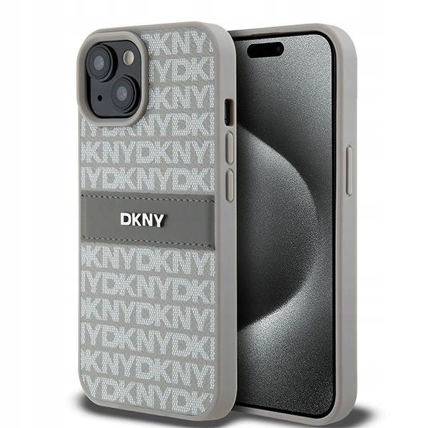 Dkny DKHCP15SPRTHSLE Pouzdro z kůže pro iPhone 15 14 136.1 béžové/béžové M