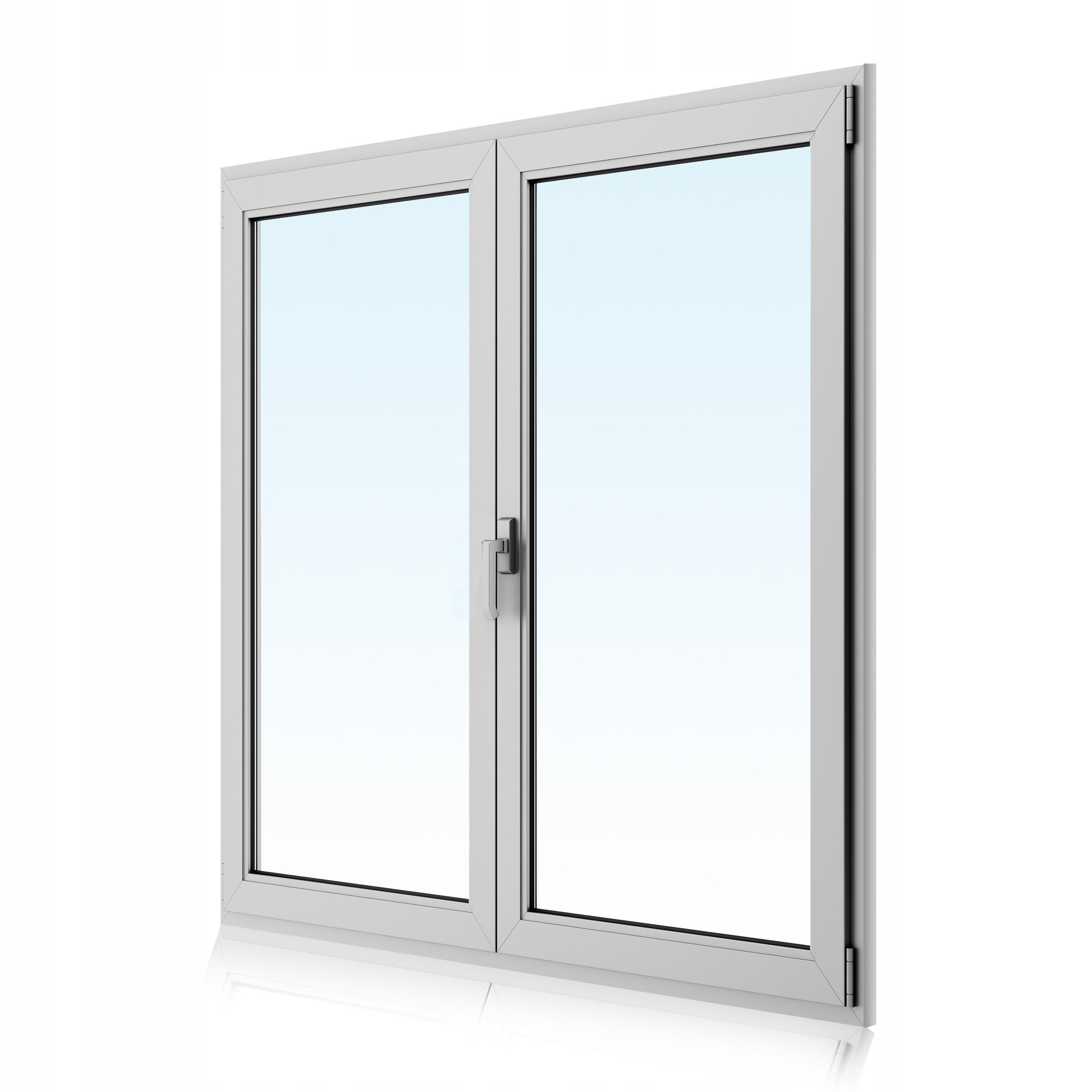 OKNA OKNO PCV SCHUCO DWUSKRZYDŁOWE BIAŁE R+RU (Profil PREMIUM) • Cena ...